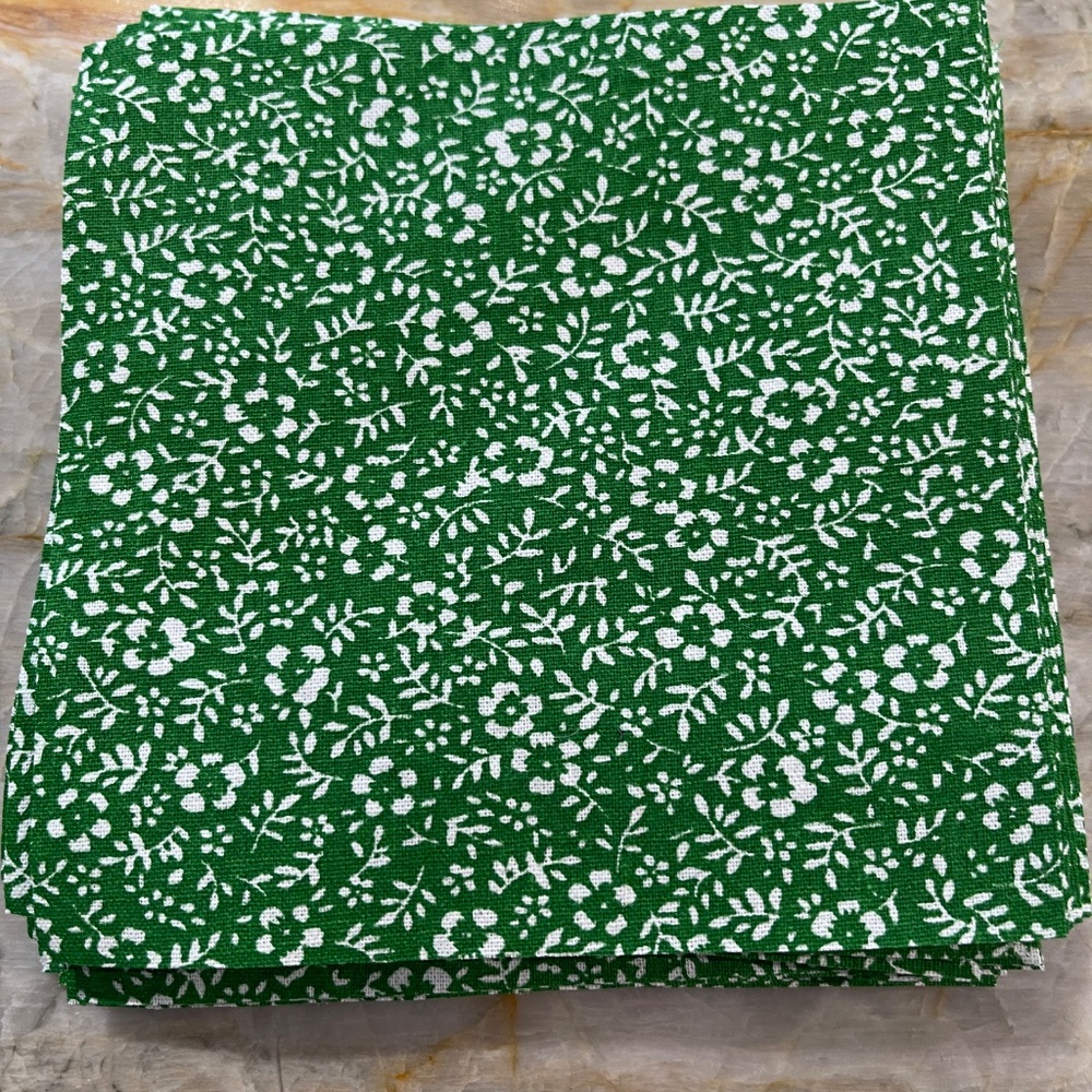 5" Inch Quilt Squares 40 Count Cotton Floral